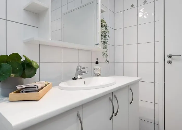 Floor With Mountain View, Terrace 22sqm, Free Parking 公寓 卑爾根