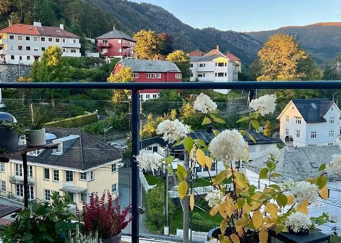 Apartament Floor With Mountain View, Terrace 22sqm, Free Parking Bergen